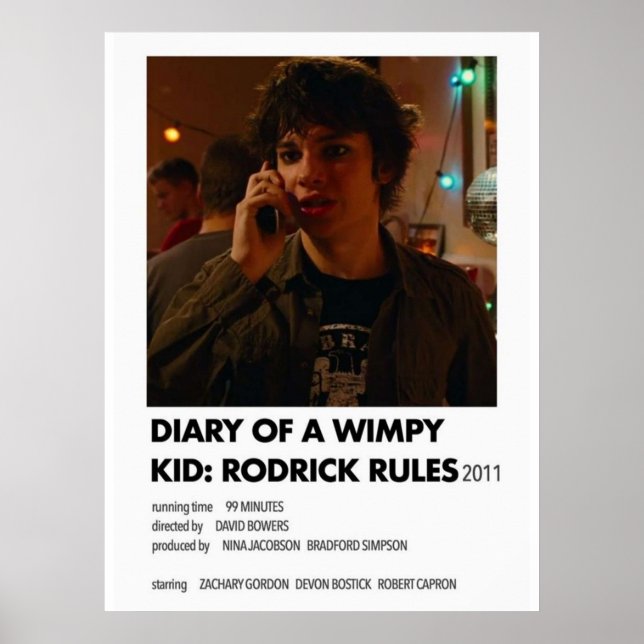 Poster Regras de Rodrick (Frente)