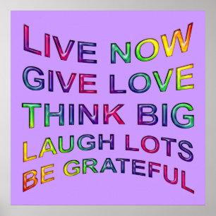 Poster Regras De Vida