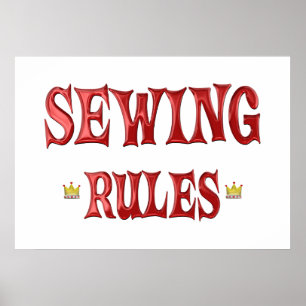 Poster Regras Sewing