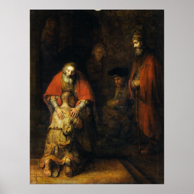 Póster Regresso do Filho Prodígio por Rembrandt (Frente)