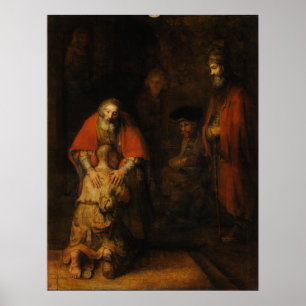 Póster Regresso do Filho Prodígio por Rembrandt van Rijn