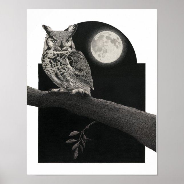 Póster Régua do Céu Noturno (Frente)