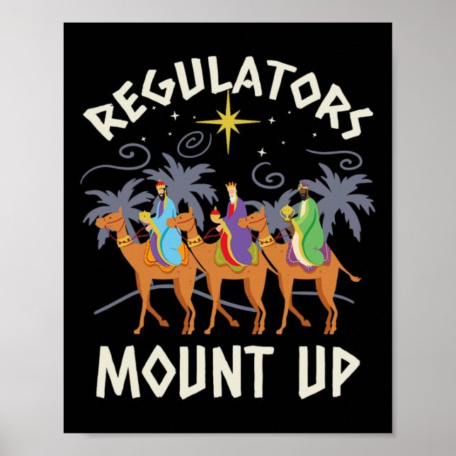 Poster Regulators Mount Up Funny Holiday Christmas Wise M (Frente)