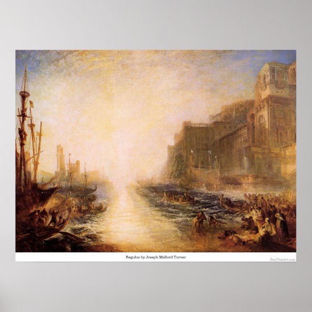 Póster Regulus por Joseph Mallord Turner (Frente)