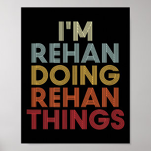 Poster Rehan Nome Rehan D Nome Primeiro Dado