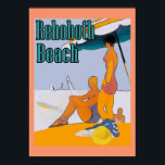 Póster Rehoboth Beach Art Deco<br><div class="desc">Rehoboth Beach Art Deco</div>