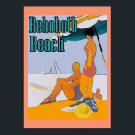 Póster Rehoboth Beach Art Deco<br><div class="desc">Rehoboth Beach Art Deco</div>