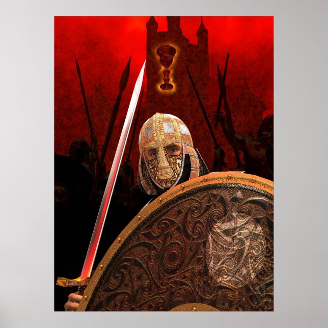 Poster Rei Arthur e o Santo Gral (Frente)