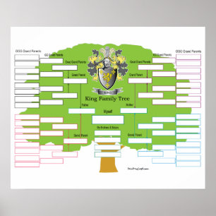 Póster Rei Casaco de Armas