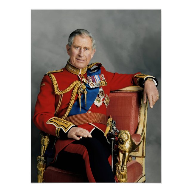 Póster Rei Charles III (Frente)