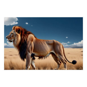 Póster Rei da Savana