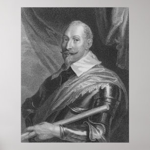 Póster Rei de Gustavus Adolphus II da suecia