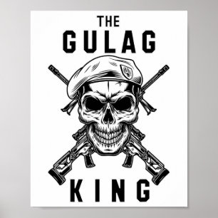Poster Rei do Gulag Jogos Gamer Warzone Presente para Gam