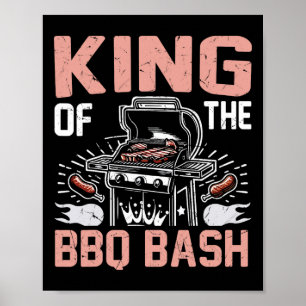 Poster Rei Do Partido Churrasco Bash De Churrasco
