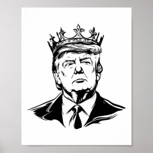 Poster Rei Donald Trump Donald Trump Realeza 