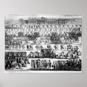 Poster Rei George mim procissão ao palácio de St James