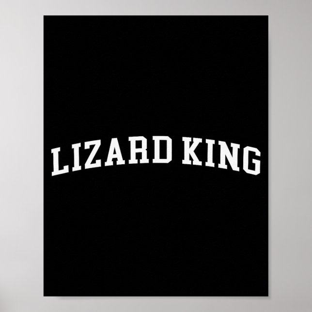 Poster Rei Lagarto  (Frente)