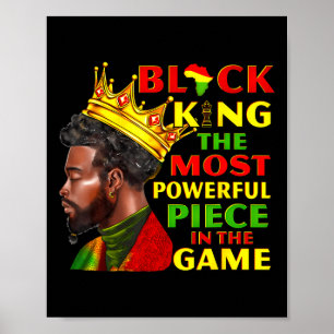 Poster Rei Negro A Mais Poderosa Peça Junta Afri
