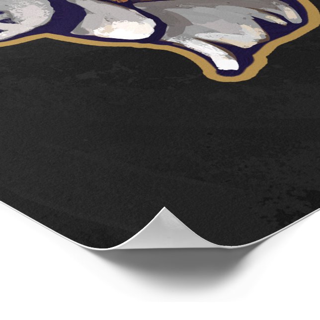 Póster Rei para o Dia (Borda)