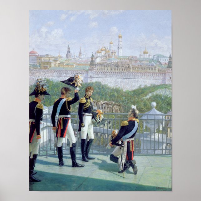 Poster Rei Prussiano Friedrich Wilhelm II (Frente)