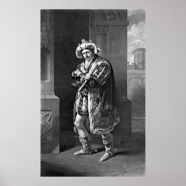 Póster Rei Richard III 1814 (Frente)