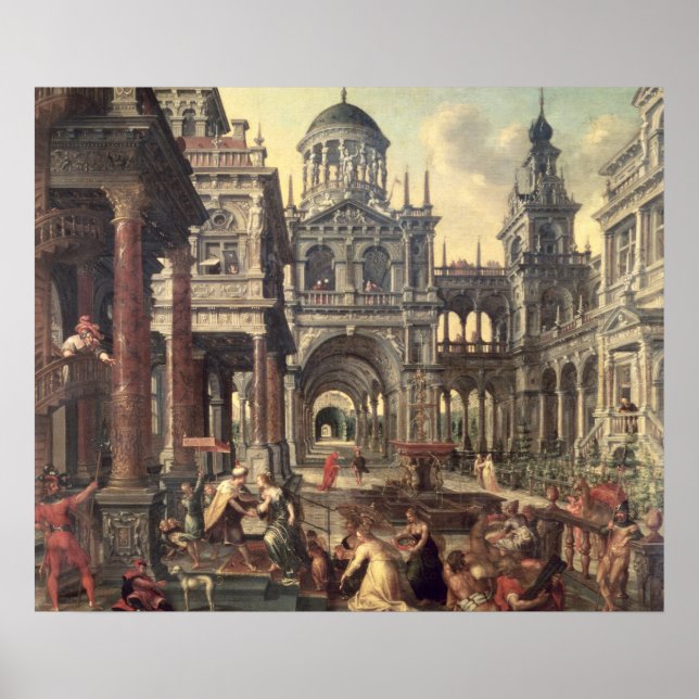 Poster Rei Salomão e Rainha de Sheba (Frente)