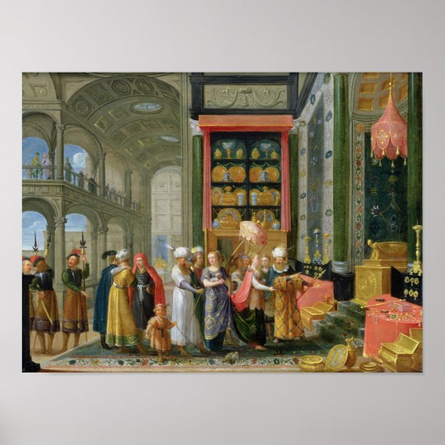 Póster Rei Salomão e Rainha de Sheba (Frente)