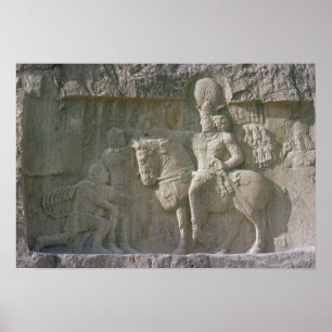 Póster Rei Shapur Eu e Valerian Sassanian