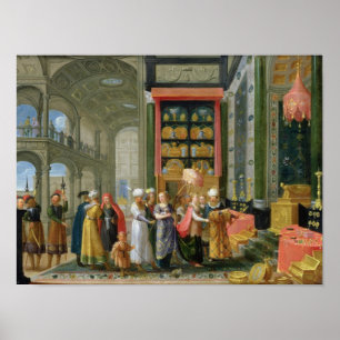 Póster Rei Solomon e rainha de Sheba