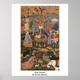 Póster Rei Solomon Persa Mestrado