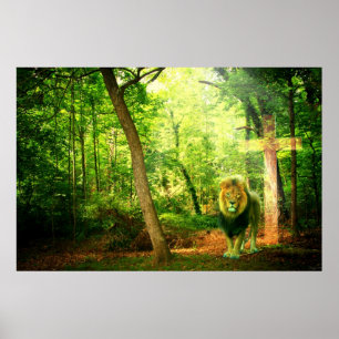 Poster Rei Triunfante (Arte Cristã Leão)