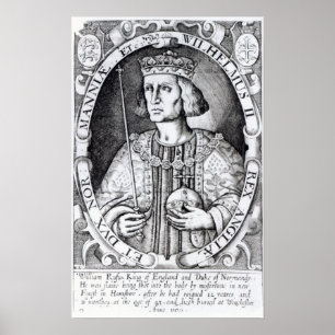 Póster Rei William II de Inglaterra, 1618