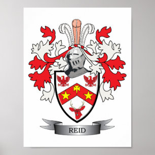 Poster Reid Family Crest Casaco de Armas