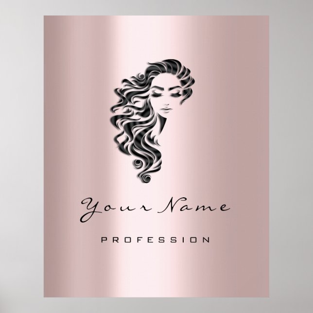 Poster Reika Beauty Studio Hairdresser Makeup Artist (Frente)