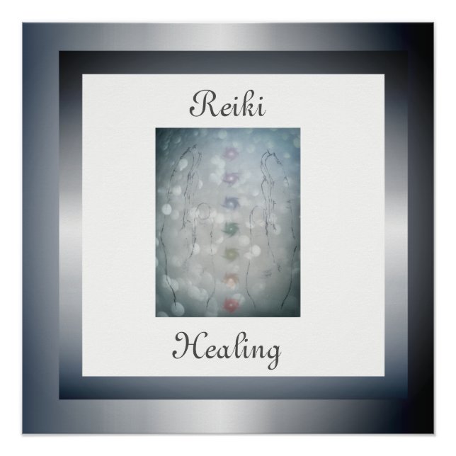 Póster Reiki Healing (Frente)
