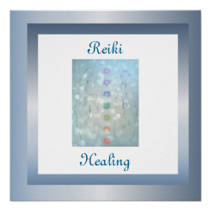 Póster Reiki Healing
