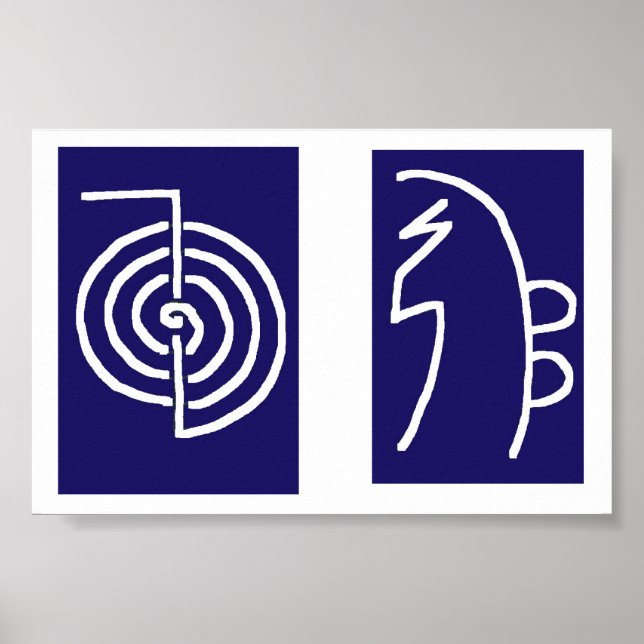 Poster REIKI HEALING Chokuray ShayHayKi Distance Healer (Frente)