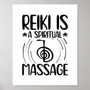 Poster Reiki Sayings   Yoga Healing Energy Chakras Gifts
