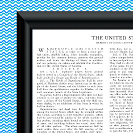 Poster Reimpressão de John Carter, Constituição dos EUA