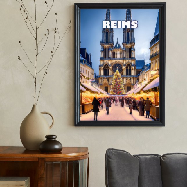 Póster Reims Christmas Elegance (Criador carregado)