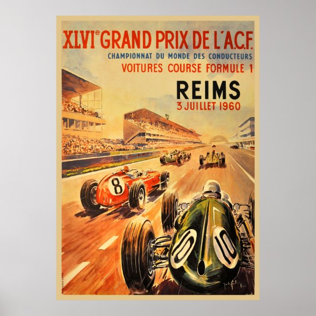 Poster Reims Grand Prix de l’ACF (Frente)