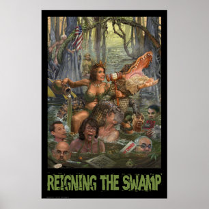 Poster Reinando o pântano