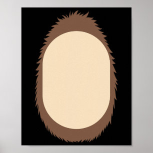 Poster Reindeer Belly Xmas Cute Deer Morre Feliz Natal