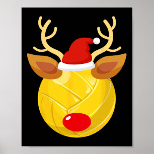 Poster Reindeer Santa Hemita, Bola de Voleibol Pajam de N