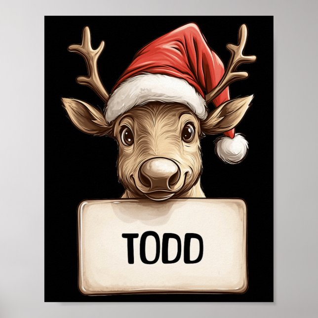 Poster Reindeer Todd (Frente)