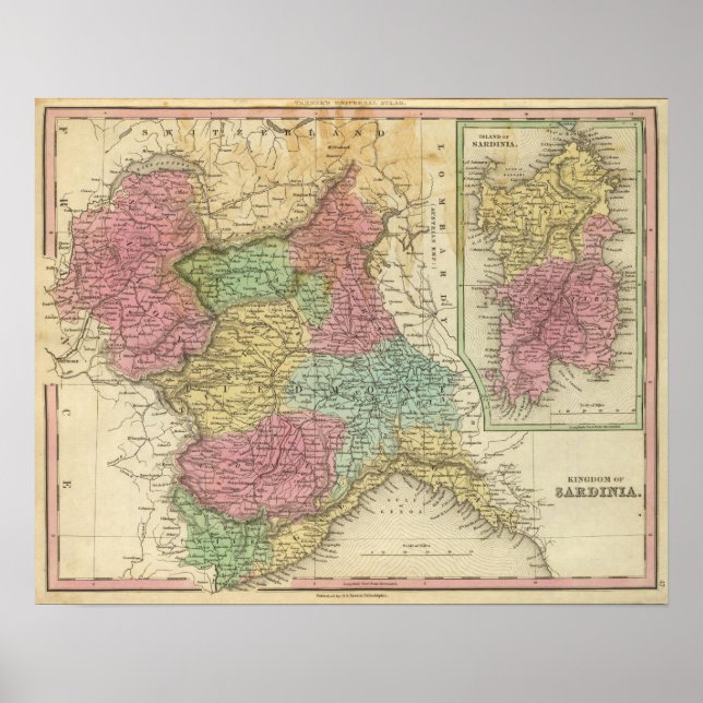 Poster Reino da Sardenha (Frente)