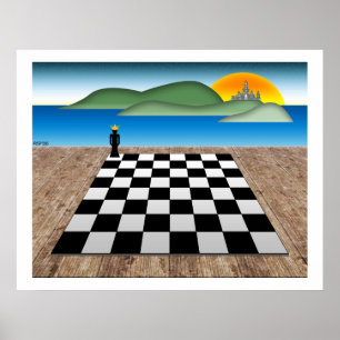 Poster Reino do Xadrez