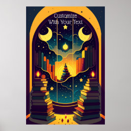 Poster Reino Magical De Livros