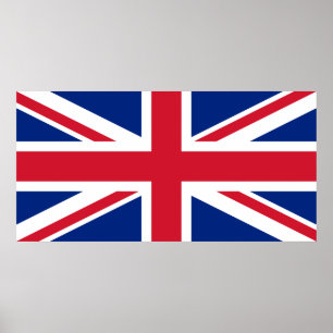 Poster Reino Unido (bandeira britânica) (bandeira da Uniã