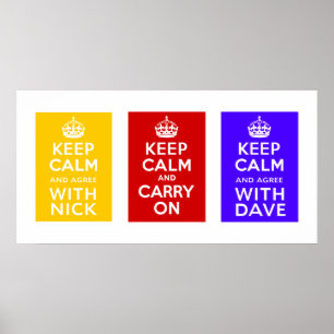 Póster ~ Reino Unido do governo de aliança